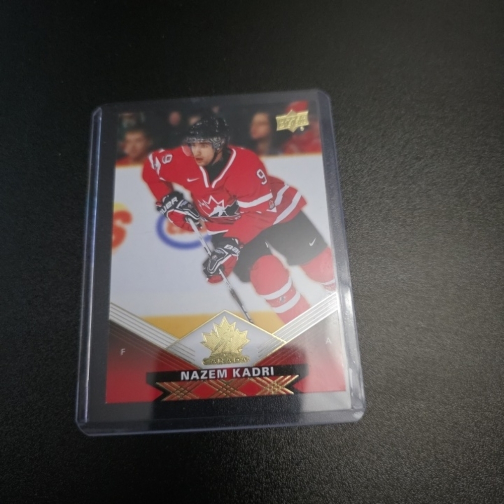 Timhortons Nazem Kadri Hockey Trading Card - Red/Black
